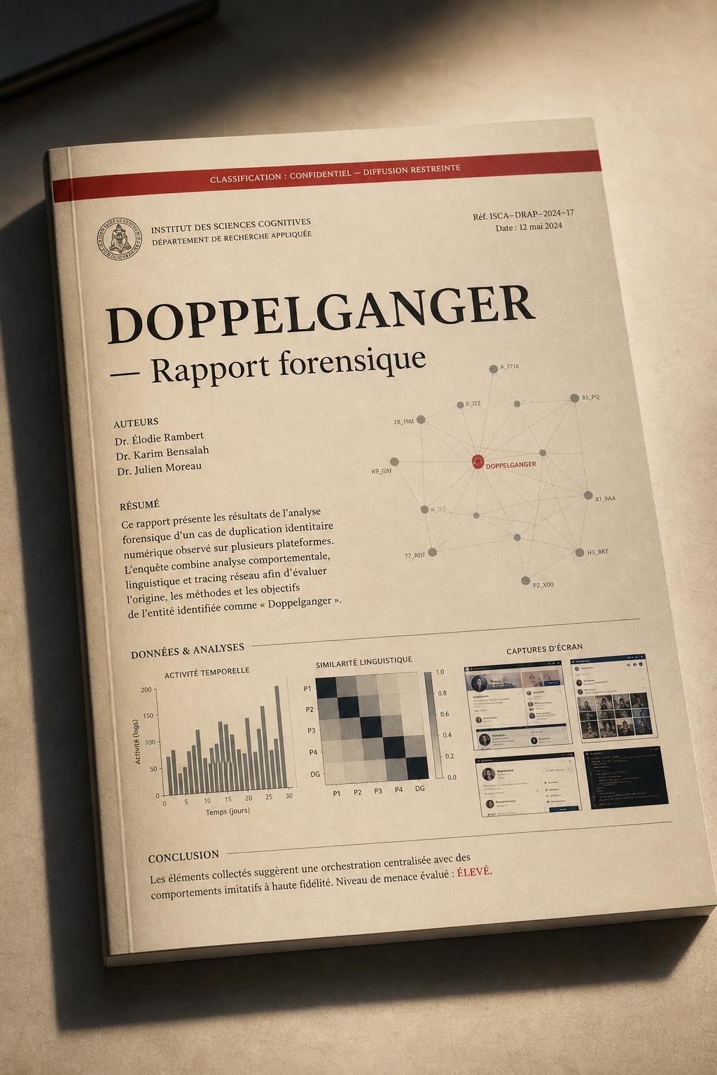 Aperçu du rapport forensique sur l'opération Doppelganger